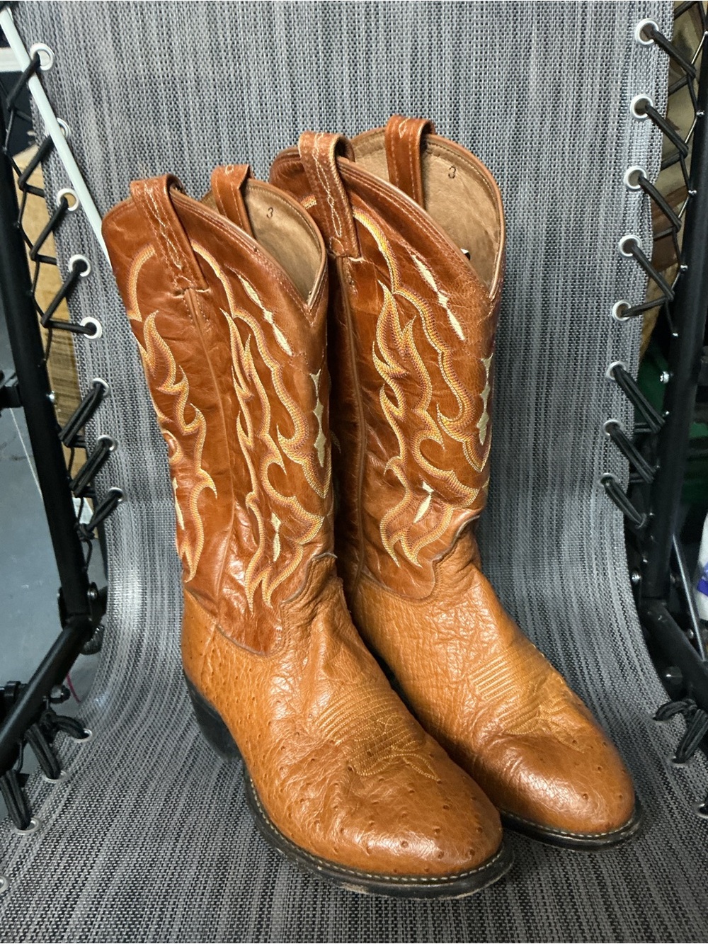 Tony Lama Cowboy Boots Men's Size 9 EE vintage